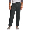 Hanes Men’s Ecosmart Best Sweatpants, Athletic Lounge Pants with C”ed Cuffs(Charcoal Heather – 2 Pack)