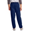Hanes Men’s Ecosmart Best Sweatpants, Athletic Lounge Pants with C”ed Cuffs(Light Steel/Navy – 2 Pack)