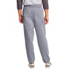 Hanes Men’s Ecosmart Best Sweatpants, Athletic Lounge Pants with C”ed Cuffs(Light Steel/Navy – 2 Pack)