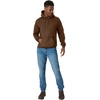 Hanes Men’s Hoodie – EcoSmart Fleece Hooded Sweatshirt for Men & Women – Midweight Fleece – Big & Tall Available(Army Brown)