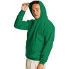 Hanes Men’s Hoodie – EcoSmart Fleece Hooded Sweatshirt for Men & Women – Midweight Fleece – Big & Tall Available(Kelly Green)