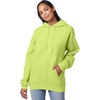 Hanes Men’s Hoodie – EcoSmart Fleece Hooded Sweatshirt for Men & Women – Midweight Fleece – Big & Tall Available(Safety Green)