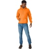 Hanes Men’s Hoodie – EcoSmart Fleece Hooded Sweatshirt for Men & Women – Midweight Fleece – Big & Tall Available(Safety Orange)