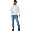 Hanes Men’s Hoodie – EcoSmart Fleece Hooded Sweatshirt for Men & Women – Midweight Fleece – Big & Tall Available(White)