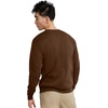 Hanes Men’s Sweatshirt, EcoSmart Fleece Crewneck Sweatshirt, Big & Tall Available, 1 or 2-Pack(Army Brown – 1 Pack)