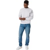 Hanes Men’s Sweatshirt, EcoSmart Fleece Crewneck Sweatshirt, Big & Tall Available, 1 or 2-Pack(Ash)