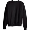 Hanes Men’s Sweatshirt, EcoSmart Fleece Crewneck Sweatshirt, Big & Tall Available, 1 or 2-Pack(Black – 2 Pack)
