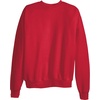 Hanes Men’s Sweatshirt, EcoSmart Fleece Crewneck Sweatshirt, Big & Tall Available, 1 or 2-Pack(Deep Red – 1 Pack)