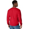 Hanes Men’s Sweatshirt, EcoSmart Fleece Crewneck Sweatshirt, Big & Tall Available, 1 or 2-Pack(Deep Red)