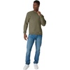 Hanes Men’s Sweatshirt, EcoSmart Fleece Crewneck Sweatshirt, Big & Tall Available, 1 or 2-Pack(Fatigue Green)