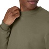 Hanes Men’s Sweatshirt, EcoSmart Fleece Crewneck Sweatshirt, Big & Tall Available, 1 or 2-Pack(Fatigue Green)