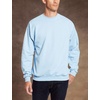 Hanes Men’s Sweatshirt, EcoSmart Fleece Crewneck Sweatshirt, Big & Tall Available, 1 or 2-Pack(Light Blue – 2 Pack)
