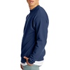 Hanes Men’s Sweatshirt, EcoSmart Fleece Crewneck Sweatshirt, Big & Tall Available, 1 or 2-Pack(Navy – 2 Pack)