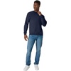 Hanes Men’s Sweatshirt, EcoSmart Fleece Crewneck Sweatshirt, Big & Tall Available, 1 or 2-Pack(Navy)
