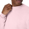 Hanes Men’s Sweatshirt, EcoSmart Fleece Crewneck Sweatshirt, Big & Tall Available, 1 or 2-Pack(Pale Pink)