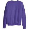 Hanes Men’s Sweatshirt, EcoSmart Fleece Crewneck Sweatshirt, Big & Tall Available, 1 or 2-Pack(Purple – 1 Pack)