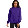 Hanes Men’s Sweatshirt, EcoSmart Fleece Crewneck Sweatshirt, Big & Tall Available, 1 or 2-Pack(Purple – 1 Pack)