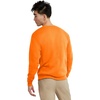 Hanes Men’s Sweatshirt, EcoSmart Fleece Crewneck Sweatshirt, Big & Tall Available, 1 or 2-Pack(Safety Orange – 1 Pack)