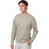 Hanes Men’s Sweatshirt, EcoSmart Fleece Crewneck Sweatshirt, Big & Tall Available, 1 or 2-Pack(Sand – 1 Pack)