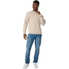 Hanes Men’s Sweatshirt, EcoSmart Fleece Crewneck Sweatshirt, Big & Tall Available, 1 or 2-Pack(Sand)