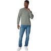 Hanes Men’s Sweatshirt, EcoSmart Fleece Crewneck Sweatshirt, Big & Tall Available, 1 or 2-Pack(Stonewashed Green)