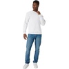 Hanes Men’s Sweatshirt, EcoSmart Fleece Crewneck Sweatshirt, Big & Tall Available, 1 or 2-Pack(White)