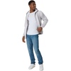 Hanes Men’s Zip-up Hoodie, Ecosmart Fleece Full-zip Hoodie for Men, Hooded Sweatshirt(Ash)