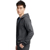 Hanes Men’s Zip-up Hoodie, Ecosmart Fleece Full-zip Hoodie for Men, Hooded Sweatshirt(Charcoal Heather)
