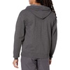 Hanes Men’s Zip-up Hoodie, Ecosmart Fleece Full-zip Hoodie for Men, Hooded Sweatshirt(Charcoal Heather)