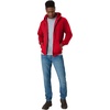 Hanes Men’s Zip-up Hoodie, Ecosmart Fleece Full-zip Hoodie for Men, Hooded Sweatshirt(Deep Red)