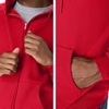 Hanes Men’s Zip-up Hoodie, Ecosmart Fleece Full-zip Hoodie for Men, Hooded Sweatshirt(Deep Red)