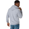 Hanes Men’s Zip-up Hoodie, Ecosmart Fleece Full-zip Hoodie for Men, Hooded Sweatshirt(Light Steel)