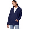 Hanes Men’s Zip-up Hoodie, Ecosmart Fleece Full-zip Hoodie for Men, Hooded Sweatshirt(Navy)