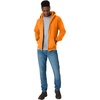 Hanes Men’s Zip-up Hoodie, Ecosmart Fleece Full-zip Hoodie for Men, Hooded Sweatshirt(Safety Orange)
