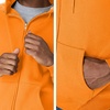 Hanes Men’s Zip-up Hoodie, Ecosmart Fleece Full-zip Hoodie for Men, Hooded Sweatshirt(Safety Orange)