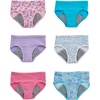 Hanes Toddler Girls’ Potty Trainer Brief, Moisture-Wicking Panty, Odor Protection Potty Trainer Underwear, 6-Pack(Pink/Blue – Light Leaks – 6 Pack)