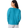 Hanes Women’s EcoSmart Fleece Sweatshirt for Women, Soft Midweight – Full-Zip Hoodie, Sweatshirt, or 1/4 Zip(Bold Blue Heather)
