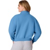 Hanes Women’s EcoSmart Fleece Sweatshirt for Women, Soft Midweight – Full-Zip Hoodie, Sweatshirt, or 1/4 Zip(Denim Blue)