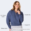 Hanes Women’s EcoSmart Fleece Sweatshirt for Women, Soft Midweight – Full-Zip Hoodie, Sweatshirt, or 1/4 Zip(Navy Heather)