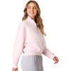 Hanes Women’s EcoSmart Fleece Sweatshirt for Women, Soft Midweight – Full-Zip Hoodie, Sweatshirt, or 1/4 Zip(Pale Pink)