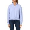 Hanes Women’s EcoSmart Fleece Sweatshirt for Women, Soft Midweight – Full-Zip Hoodie, Sweatshirt, or 1/4 Zip(Peri Blue)