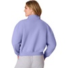 Hanes Women’s EcoSmart Fleece Sweatshirt for Women, Soft Midweight – Full-Zip Hoodie, Sweatshirt, or 1/4 Zip(Peri Blue)