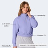 Hanes Women’s EcoSmart Fleece Sweatshirt for Women, Soft Midweight – Full-Zip Hoodie, Sweatshirt, or 1/4 Zip(Peri Blue)