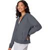 Hanes Women’s EcoSmart Fleece Sweatshirt for Women, Soft Midweight – Full-Zip Hoodie, Sweatshirt, or 1/4 Zip(Slate Heather)