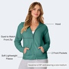 Hanes Women’s EcoSmart Fleece Sweatshirt for Women, Soft Midweight – Full-Zip Hoodie, Sweatshirt, or 1/4 Zip(Spanish Moss)