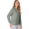 Hanes Women’s EcoSmart Fleece Sweatshirt for Women, Soft Midweight – Full-Zip Hoodie, Sweatshirt, or 1/4 Zip(Stonewashed Green)