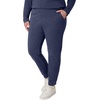 Hanes Women’s Sweatpants – EcoSmart Fleece Joggers – Open-Bottom Pocketless Pull-On Lounge Pants – Reg. & Petite Sizes(Navy Heather)