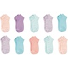 Hanes girls Comfortsoft Ankle Socks, Soft Stretch Socks for Girls, Assorted, 10-pair Pack(Pink/Lavender/Teal)