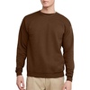 Hanes Men’s Sweatshirt, EcoSmart Fleece Crewneck Sweatshirt, Big & Tall Available, 1 or 2-Pack(Army Brown – 1 Pack)