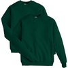 Hanes Men’s Sweatshirt, EcoSmart Fleece Crewneck Sweatshirt, Big & Tall Available, 1 or 2-Pack(Deep Forest – 2 Pack)